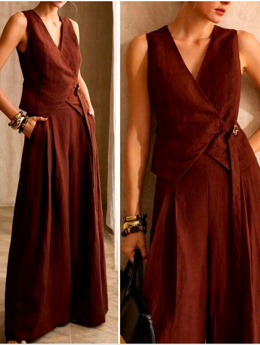 Linen Vest/Pants